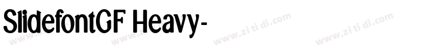 SlidefontGF Heavy字体转换